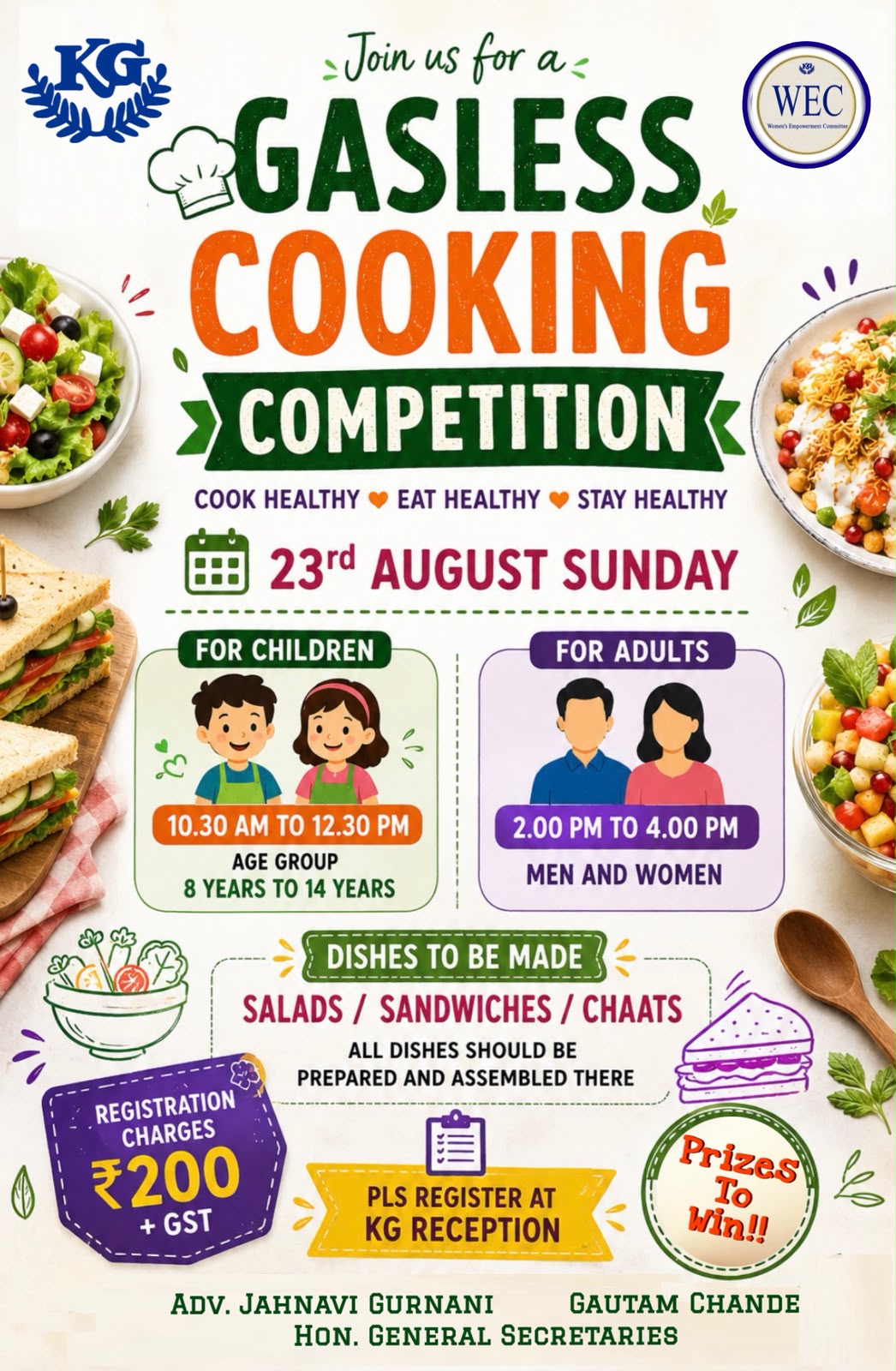 Gasless Cooking Competition